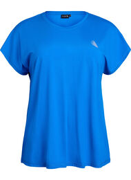 Ensfarget trenings-T-skjorte, Princess Blue