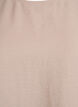 Bluse med korte, vide ermer, Beige, Packshot image number 2
