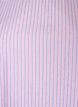 Knelang, stripete kjole med steiner og pufferm, Rosa, Packshot image number 2