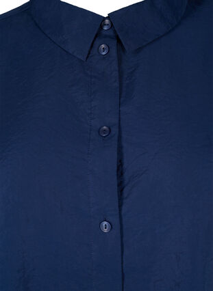 Langermet skjorte i Tencel ™ Modal, Navy Blazer, Packshot image number 2