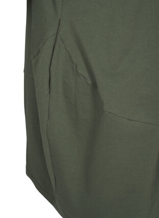 Zizzi Ballongkjole med lommer, Grønn, Packshot image number 4