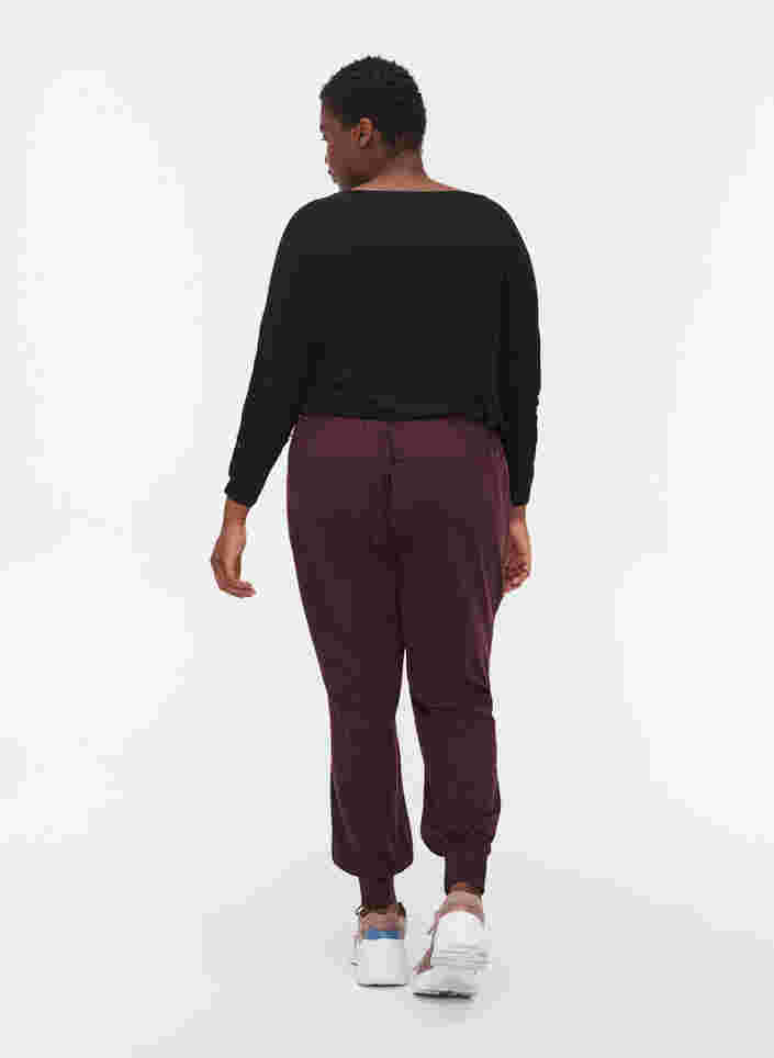 Løse bukser med lommer, Decadent Chocolate, Model image number 1