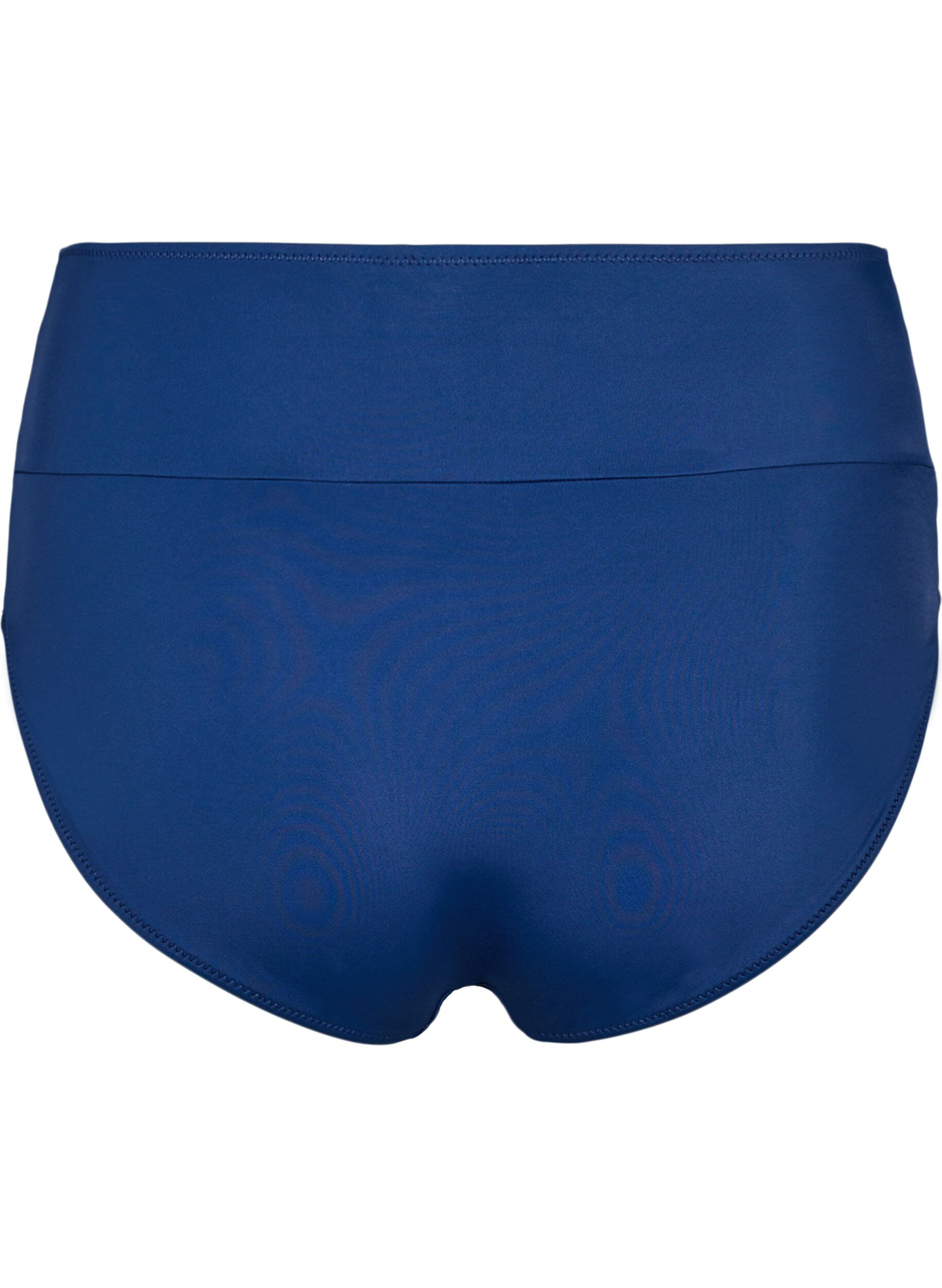 ZizziBikinitruser med omslagsdetaljer, Bl&aring;, Packshot image number 1