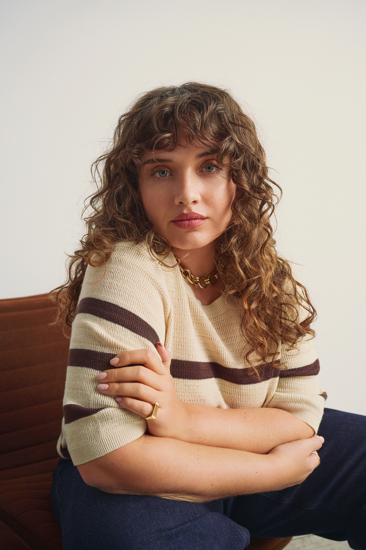 Stripete strikkevarer, , Model