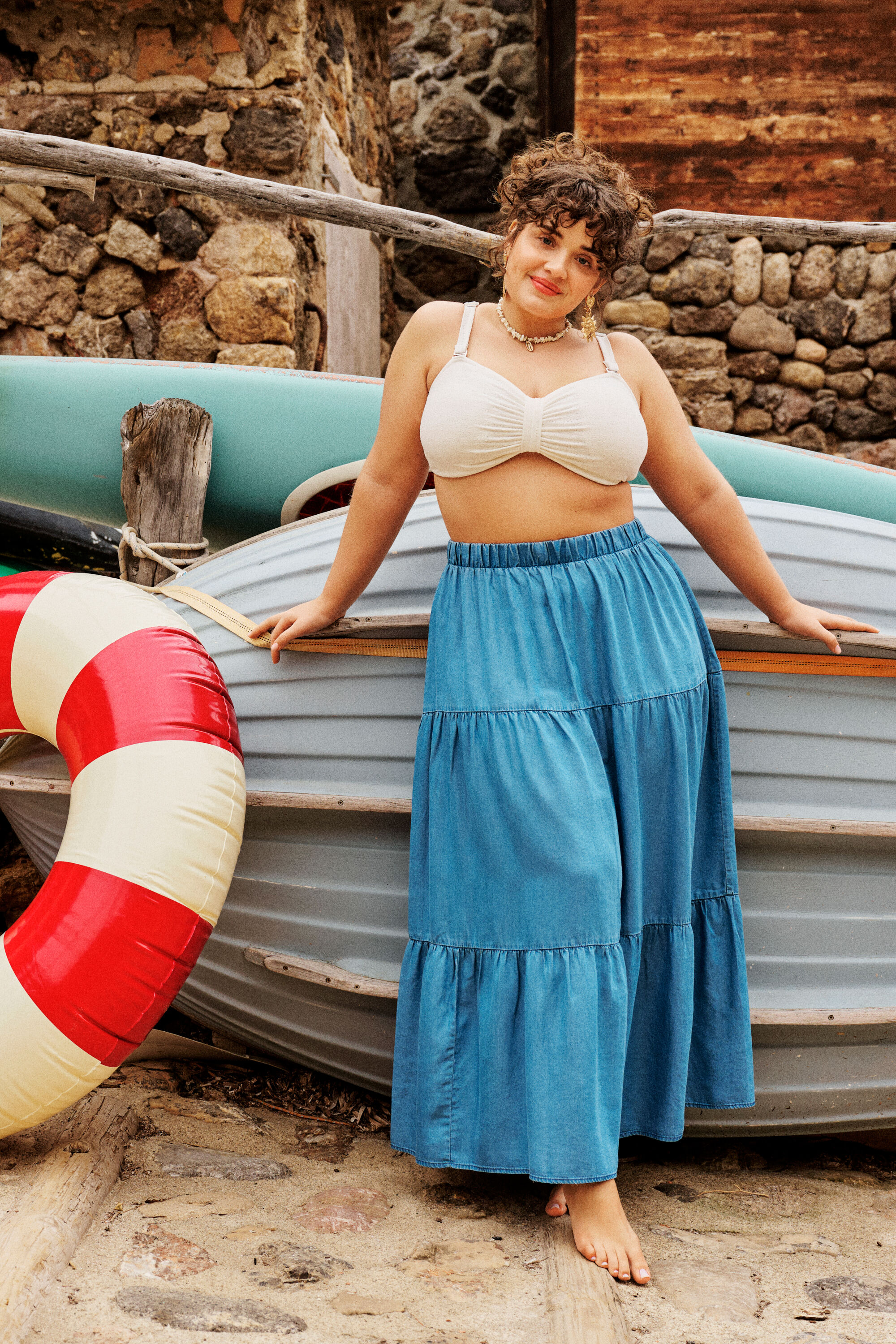 ZizziBohemsk i sj&oslash;bl&aring; toner, , Model