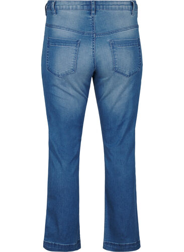 Slim fit Emily jeans med normal høyde i livet, Light blue, Packshot image number 1