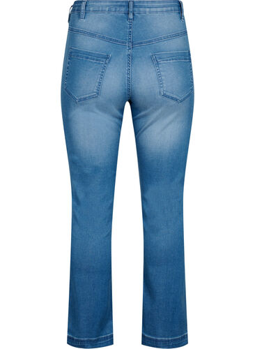 Slim fit Emily jeans med normal høyde i livet, Light blue, Packshot image number 1