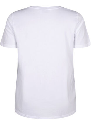 T-skjorte i bomull med teksttrykk, B. White w. Paris, Packshot image number 1