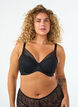 Blonde-BH med polstrede sk&aring;ler, Svart, Model image number 0