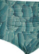 Bikinitruser med høy midje og trykk, Grønn, Packshot image number 2