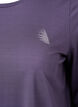 Langermet treningsbluse med struktur, Purple Plumeria, Packshot image number 2