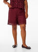 Loose fit blonde shorts, Mørk Bordeaux, Model image number 3