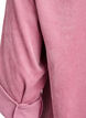 Cordkjole med glidel&aring;s og 3/4-ermer, Rosa, Packshot image number 3