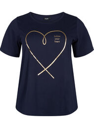 FLASH - T-skjorte med motiv, Navy Blazer