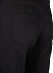 Cropped Vera jeans med straight fit, Svart, Packshot image number 3