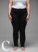 Slim fit jeans med vanlig midje, Black, Model image number 6