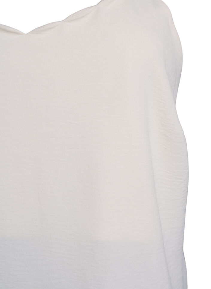 Topp med bølgete fold, Egret, Packshot