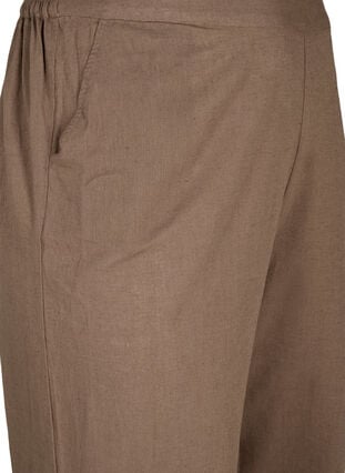 Ledig bukse i lin- og bomullsblanding, Cub, Packshot image number 2