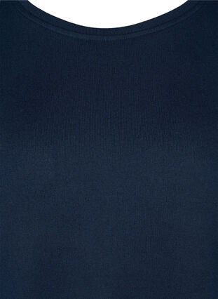 Langermet genser med knappedetaljer, Night Sky, Packshot image number 2