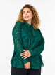 Jacquard-skjorte med knapper, Rain Forest, Model image number 0