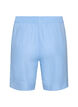 Shorts med lommer og h&oslash;y midje, Bl&aring;, Packshot image number 1