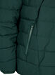 Kort boblejakke med hette, Grønn, Packshot image number 3