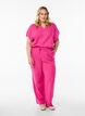 FLASH - Løs bluse med cap-ermer, Rosa, Model image number 1