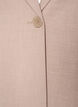 Klassisk blazer med enkel knappelukking og lommer, Beige, Packshot image number 2