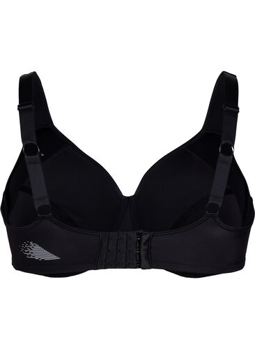 CORE, HIGH SUPPORT WIRE BRA - Sports-BH med bøyle, Black, Packshot image number 1