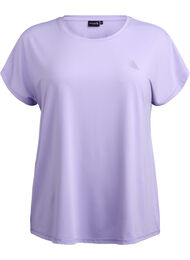 Ensfarget trenings-T-skjorte, Lavender