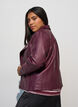 Imitert skinn bikerjakke, R&oslash;d, Model image number 2