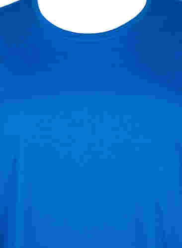 FLASH- T-skjorte med rund hals , Strong Blue, Packshot image number 2