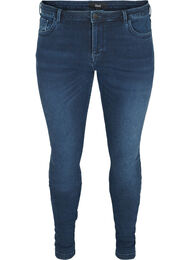 Super slim Amy jeans med høyt liv, Dark blue