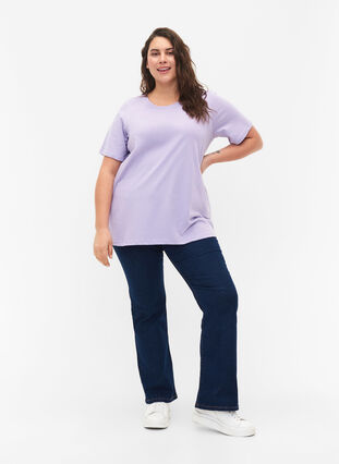 FLASH - T-skjorte med rund hals, Lavender, Model image number 2