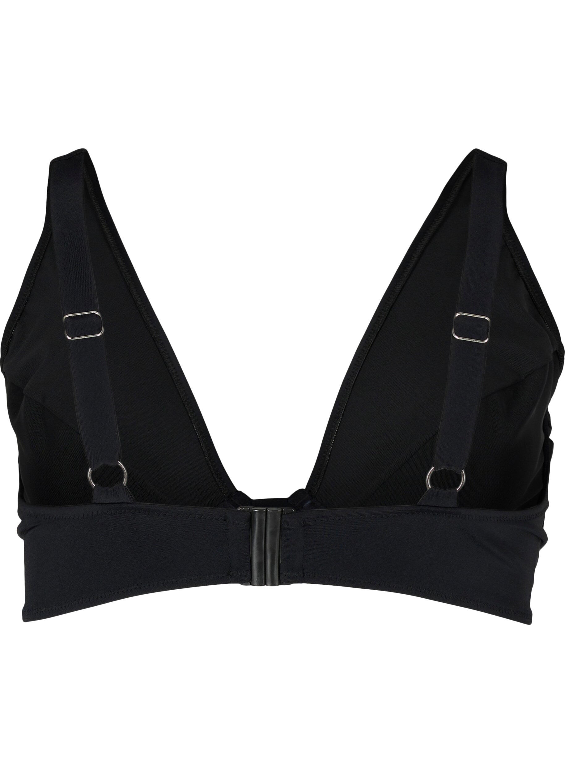 Zizzi Bikinitopp med b&oslash;yle, Black, Packshot image number 1