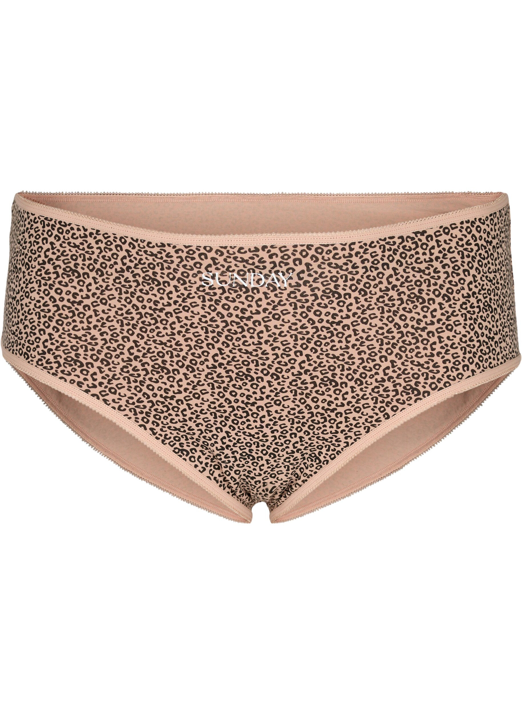 Zizzi 7 stk. truser med normal h&oslash;yde i livet, Blue Multi Pack , Packshot image number 2