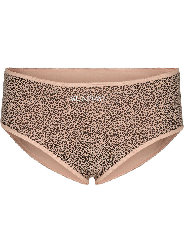 7 stk. truser med normal h&oslash;yde i livet, Blue Multi Pack , Packshot image number 2