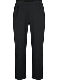 Bukser med rett passform, Svart