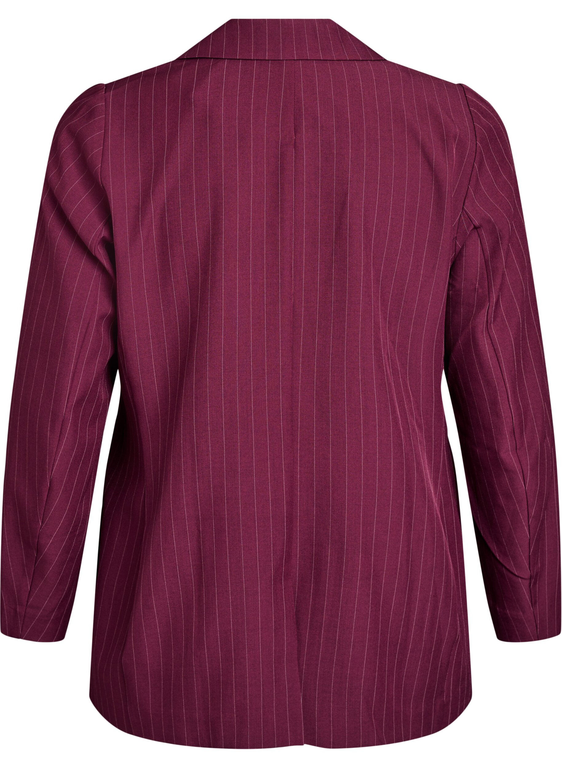 Zizzi FLASH - Blazer med lommer og splitter, R&oslash;d, Packshot image number 1