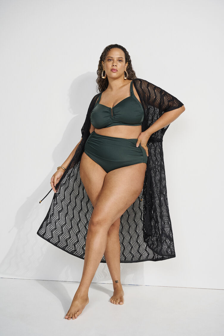 Bikinilook med kimono, , Model