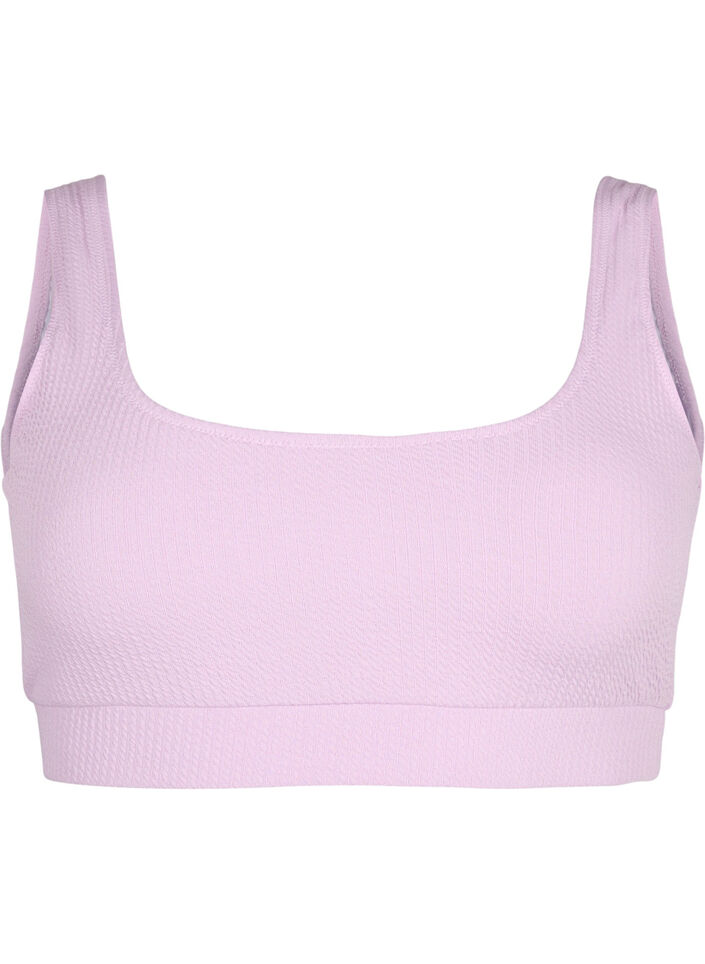 Bikinitopp med crepe struktur, Orchid Bouquet, Packshot image number 0