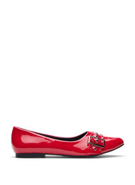 Wide fit - Ballerina med stropp og studs, Adrenaline Rush