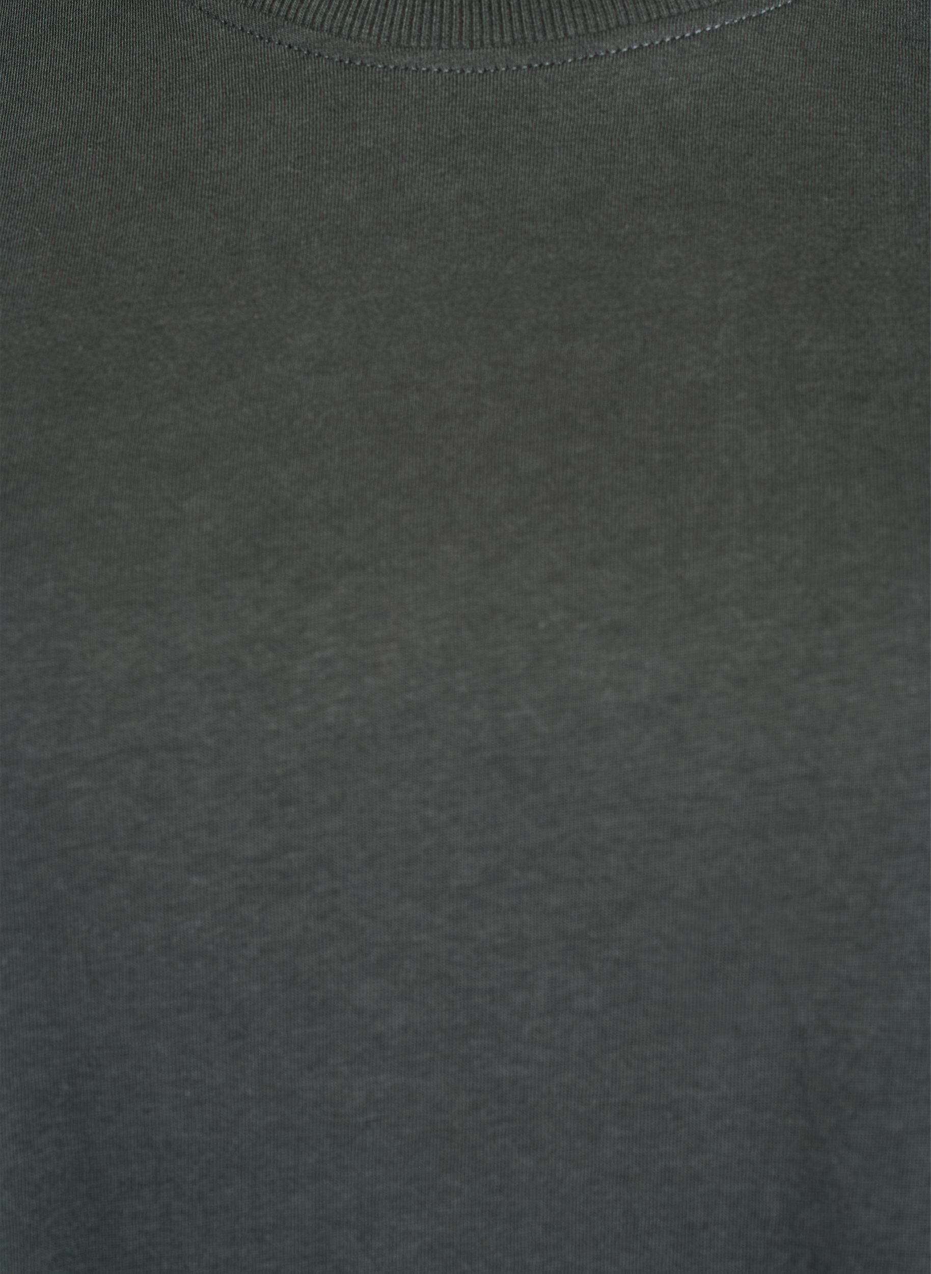 Zizzi Basic T-skjorte i bomull med rund hals, Gr&oslash;nn, Packshot image number 2