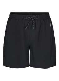Treningsshorts med innershorts, Svart