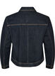 Klassisk denimjakke med kontrasts&oslash;mmer, Bl&aring;, Packshot image number 1