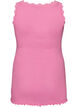 Topp med blondekant, Rosa, Packshot image number 1