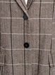 Klassisk rutete blazer, Gr&aring;, Packshot image number 2