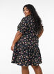 Kort A-linje kjole, Svart, Model image number 1