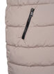 Lang vest med hette og lommer, Beige, Packshot image number 3