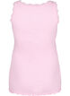 Topp med blondekant, Rosa, Packshot image number 1